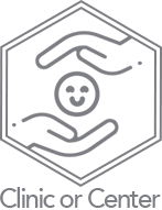 Clinic-or-Center-Hex-Icon-Gray